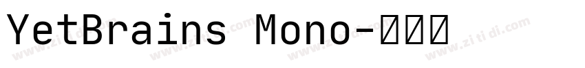 YetBrains Mono字体转换